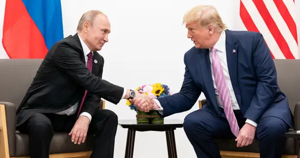  Vladimir Putin ja Donald Trump 28. kesäkuuta 2019./ Arkistokuva