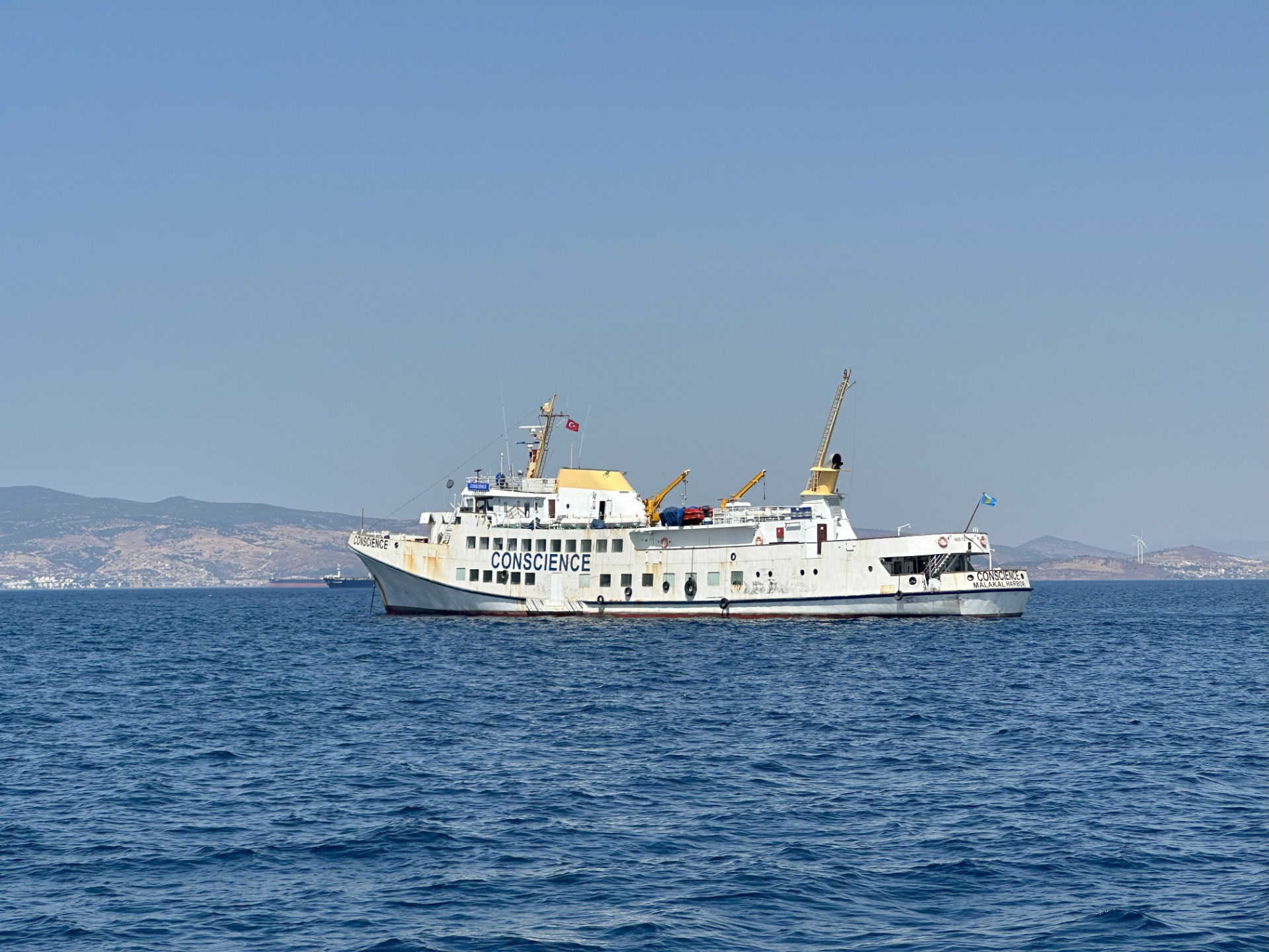 Conscience-alus 30. syyskuuta 2025. Kuva: Freedom Flotilla Coalition