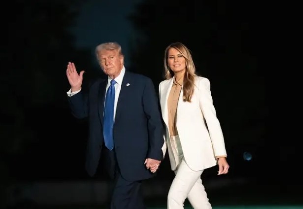 Donald Trump ja Melania Trump. Kuva: Andrew Leyden.