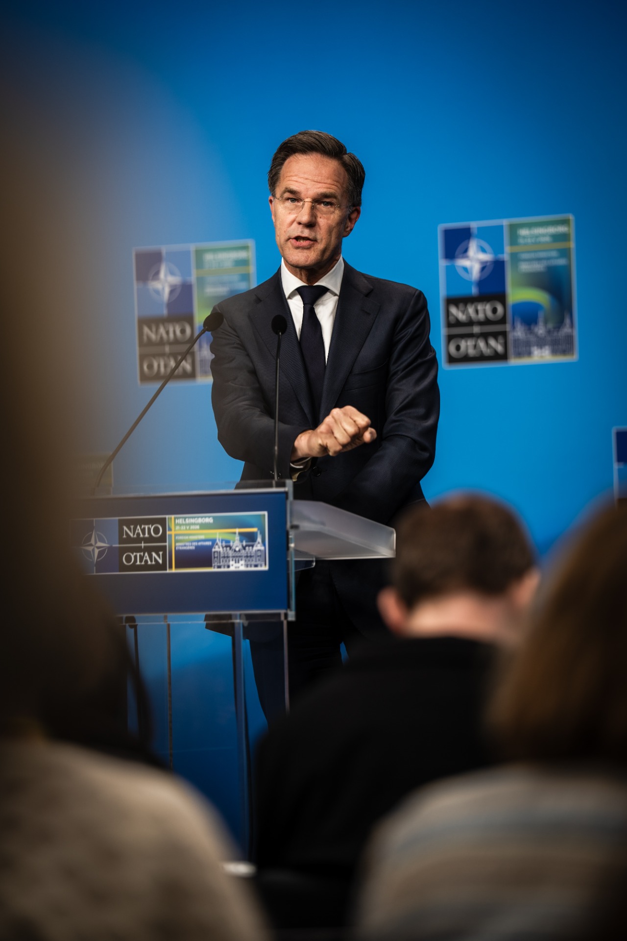 Mark Rutte 22. toukokuuta 2026 – Helsingborg, Ruotsi. NATO